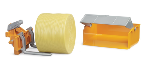 Traktor-Ladekasten und Gabeln